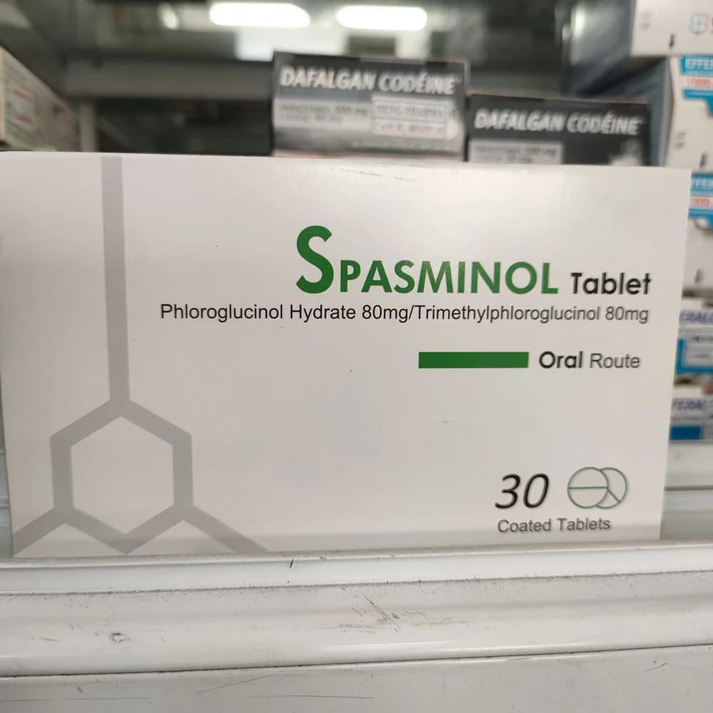 Spasminol Phloroglucinol hydrate 80 mg / Trimethylphloroglucinol 80 mg