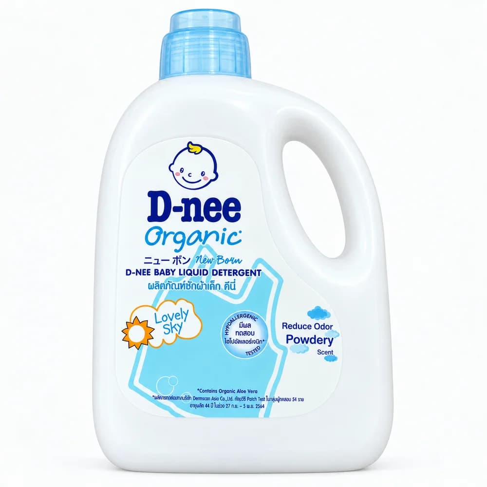 D-nee Organic Baby Liquid Detergent Lovely Sky 960 ml