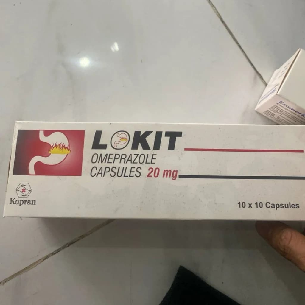 LOKIT Omeprazole Capsules 20 mg