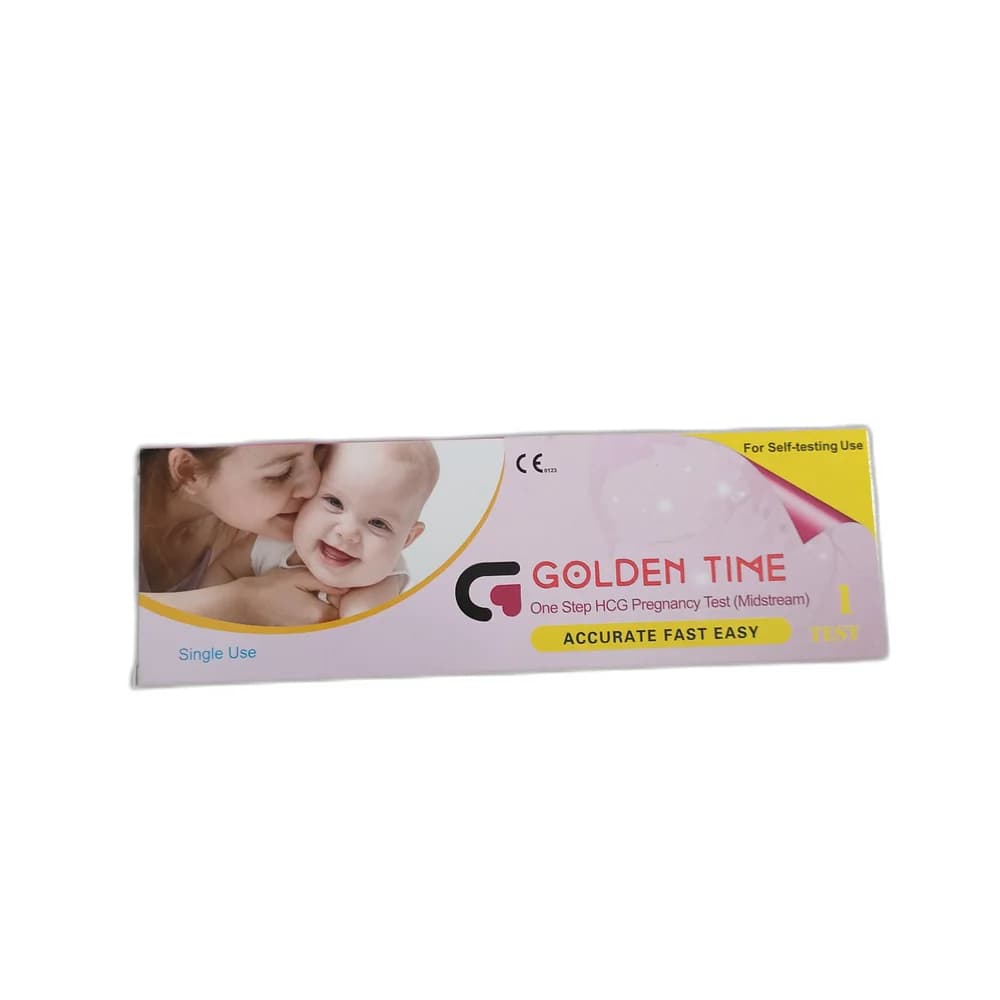 Golden Time One Step HCG Pregnancy Test Midstream