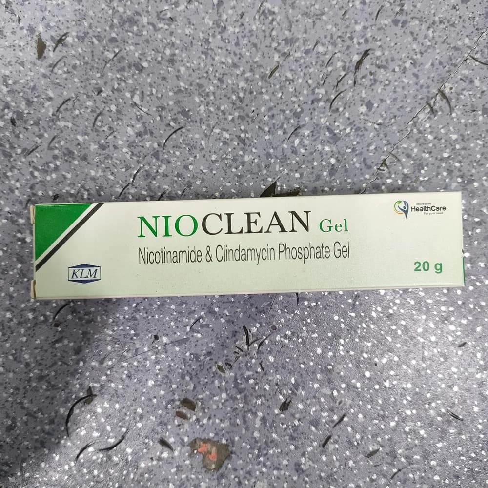 Nioclean Gel Nicotinamide 4% + Clindamycin 1% topical gel