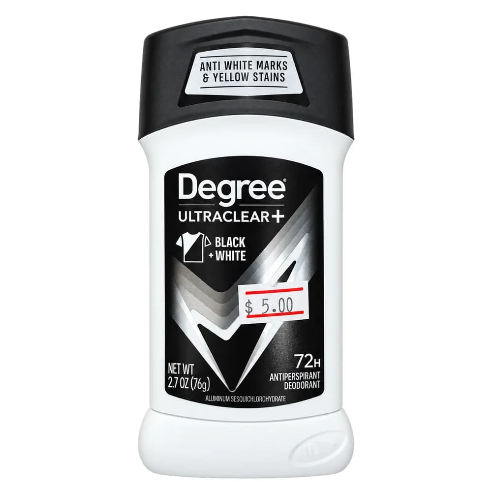 Degree Men UltraClear+ Black+White Antiperspirant Deodorant Stick 76 g