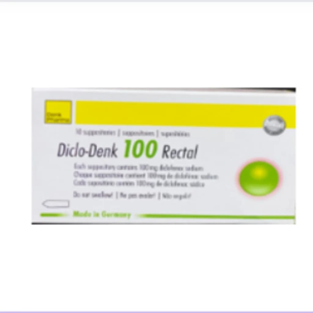 Diclo-Denk 100mg Rectal (Diclofenac) 100mg