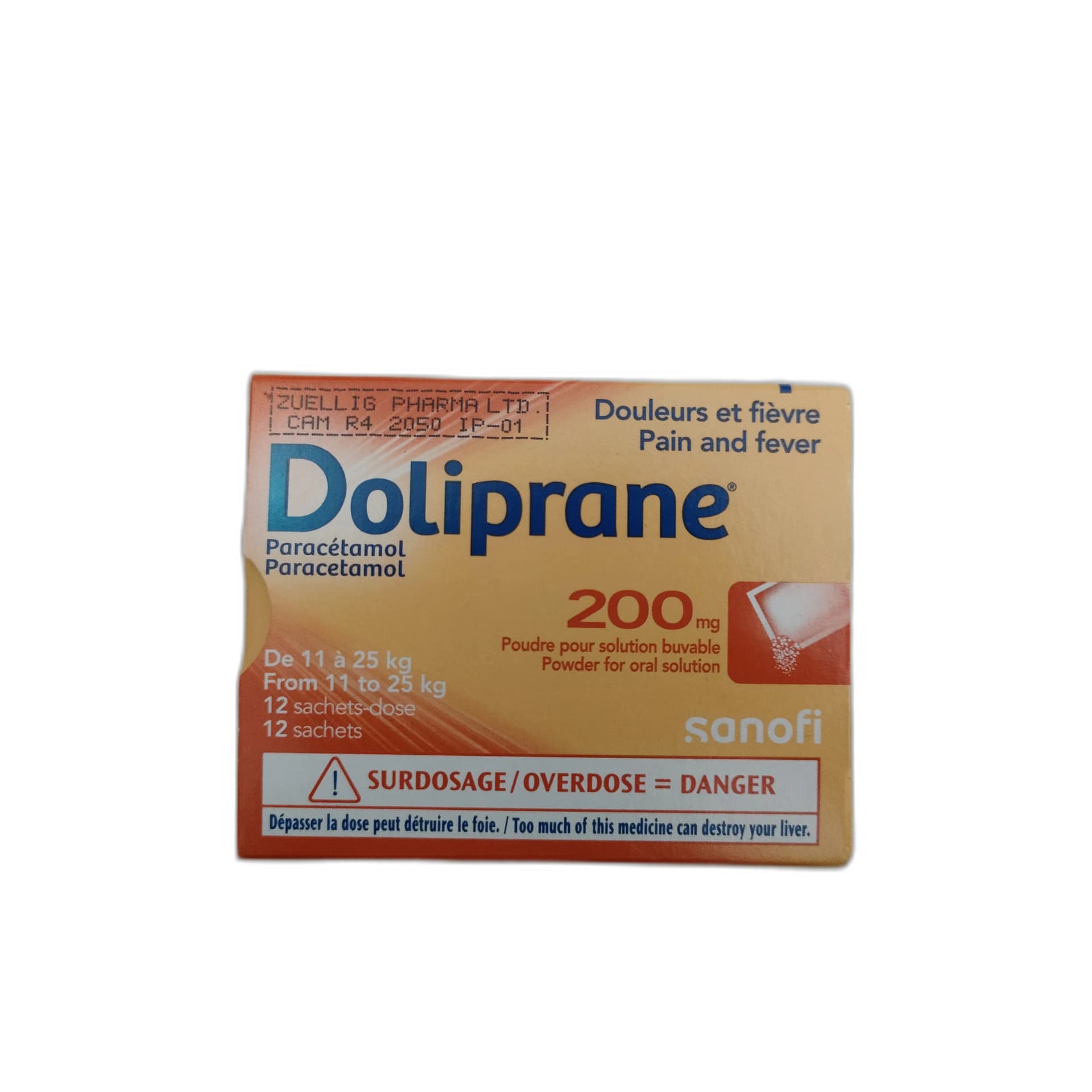 Doliprane 200 mg