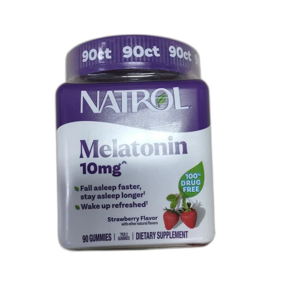 Natrol Melatonin Strawberry Gummies 10 mg