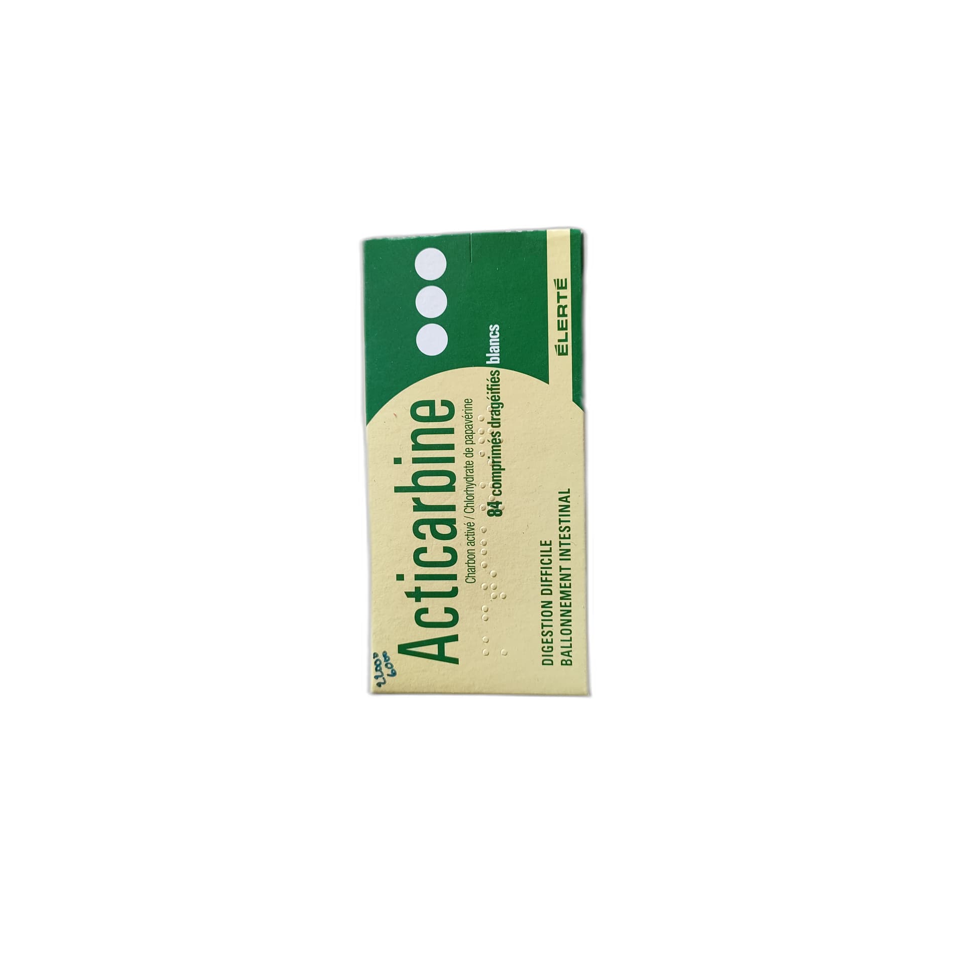 Acticarbine Carbon 70mg / Chlor papavérine 14 mg 