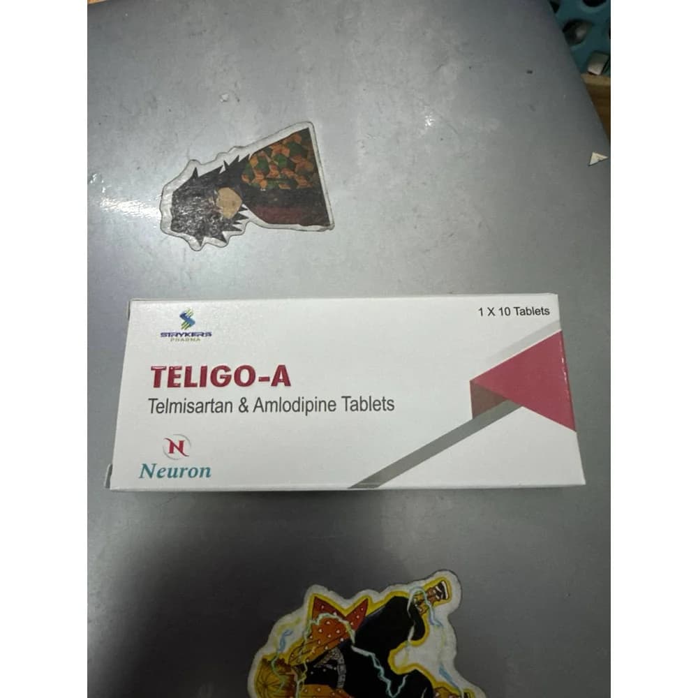 Teligo-A Telmisartan 40 mg and amlodipine 5 mg per tablet