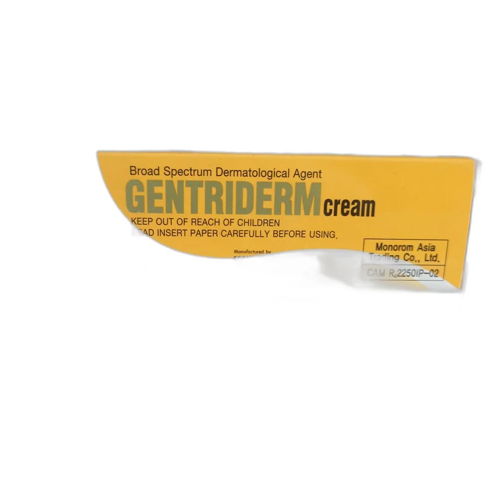 Gentriderm Betamethasone dipropionate 0.64 mg/g; Clotrimazole 10 mg/g; Gentamicin sulfate 1 mg/g