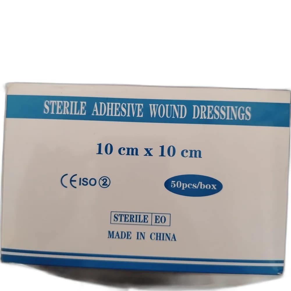 Sterile Adhesive Wound Dressings 10 cm x 10 cm