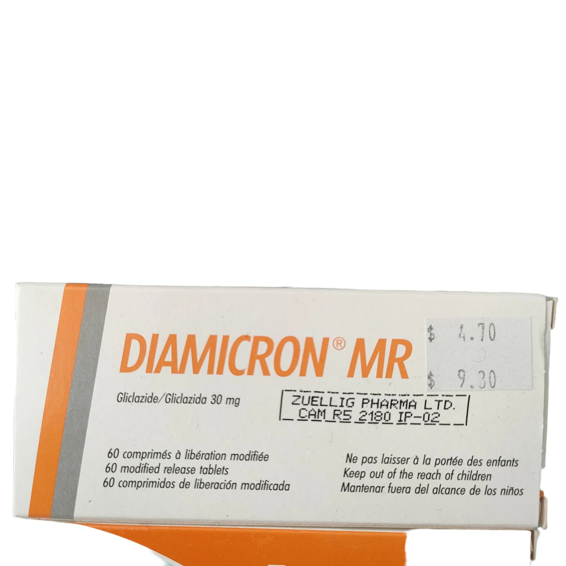 Diamicron MR 30mg