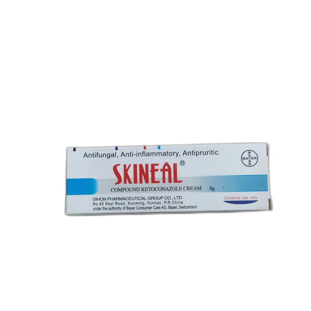 Skineal Ketoconazole 10 mg + Clobetasol propionate 0.5 mg per gram