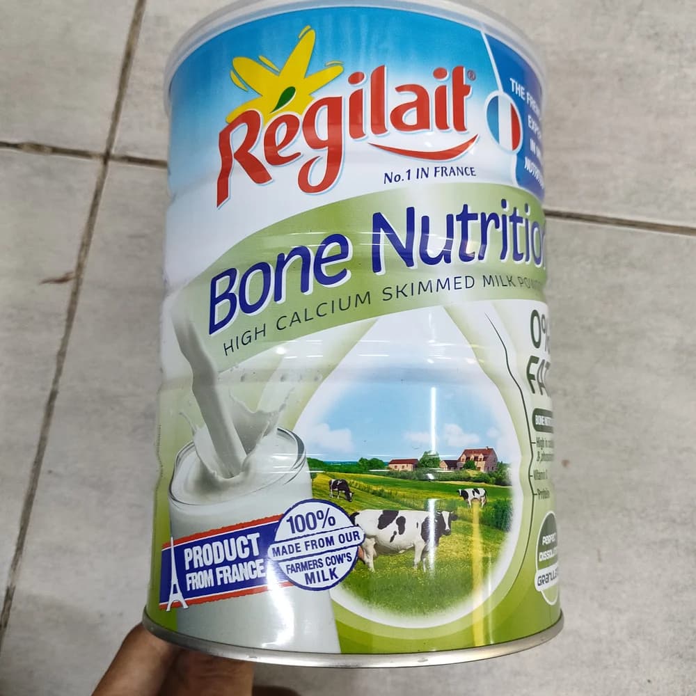 Regilait Bone Nutrition 700g Instant skimmed milk powder enriched with calcium and vitamin D, 700 g tin
