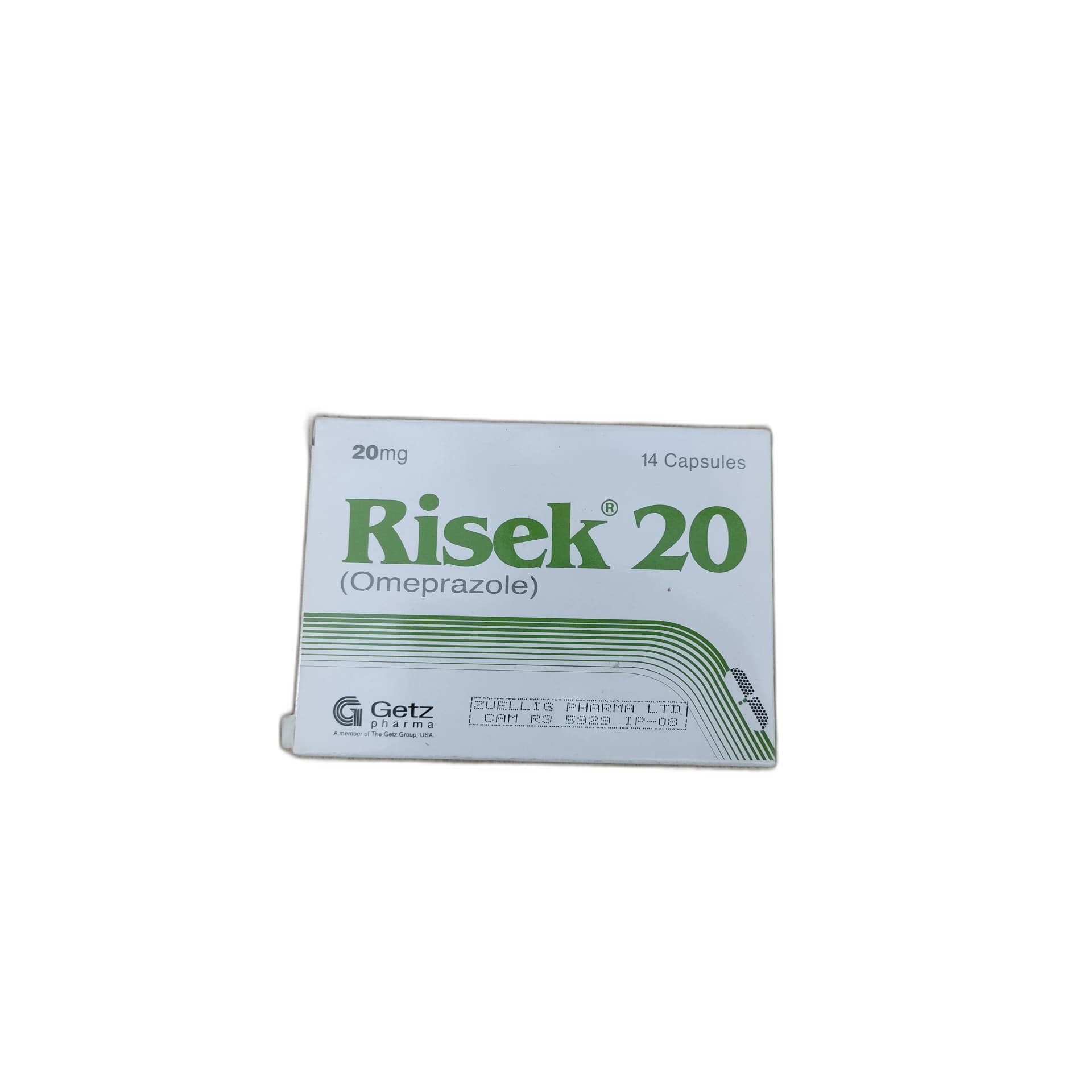 Risek 20 Omeprazole 20mg 20 mg