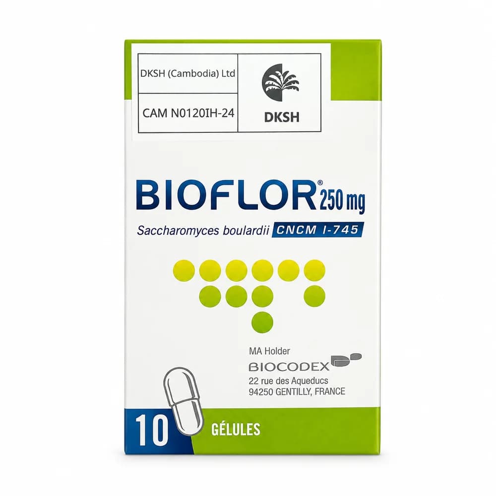 Bioflor Saccharomyces boulardii CNCM I-745 250 mg capsules
