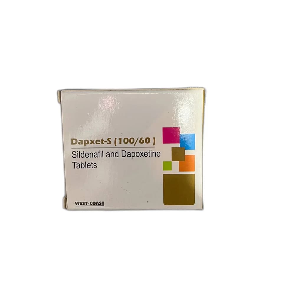 Dapxet-S Sildenafil 100 mg / Dapoxetine 60 mg per tablet
