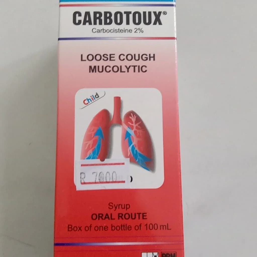 Carbotoux Mucolytic Not available