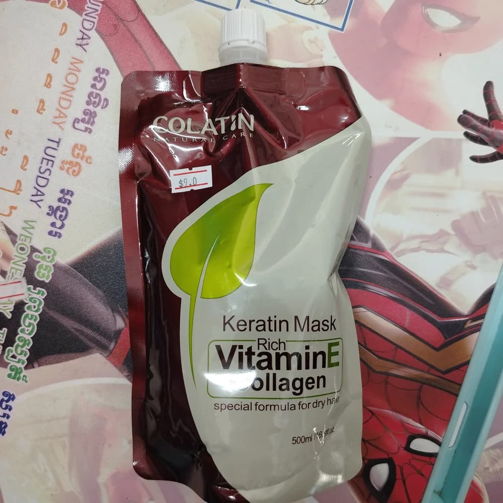 Colatin Natural Care Keratin Mask Rich Vitamin E Collagen