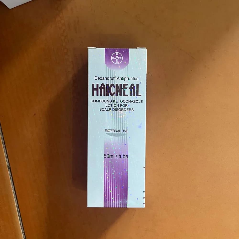 Haicneal Ketoconazole 15 mg/g + clobetasol propionate 0.25 mg/g lotion; 50 mL