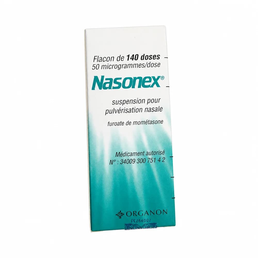 Nasonex Mometasone furoate 50 micrograms per dose, 140-dose nasal spray