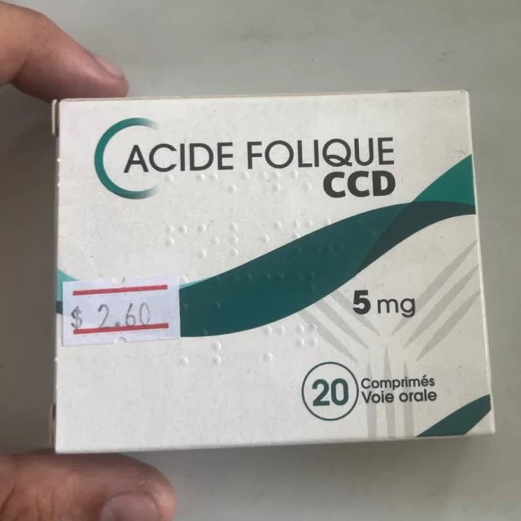 Acide Folique CCD 5 mg