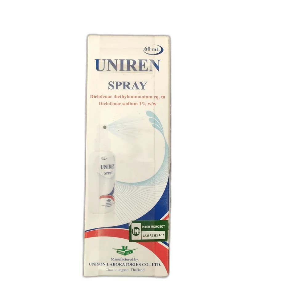 Uniren Spray 1% w/w