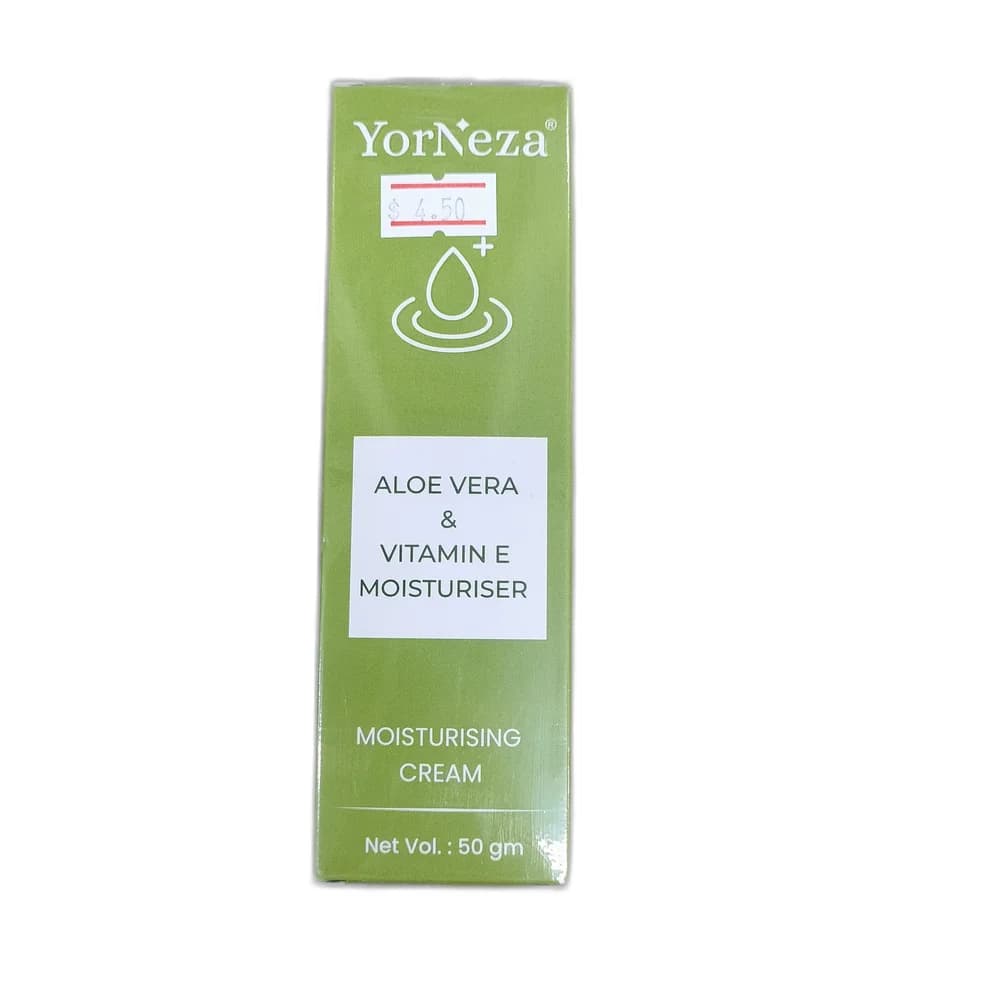 YorNeza Aloe Vera & Vitamin E Moisturiser 50 g