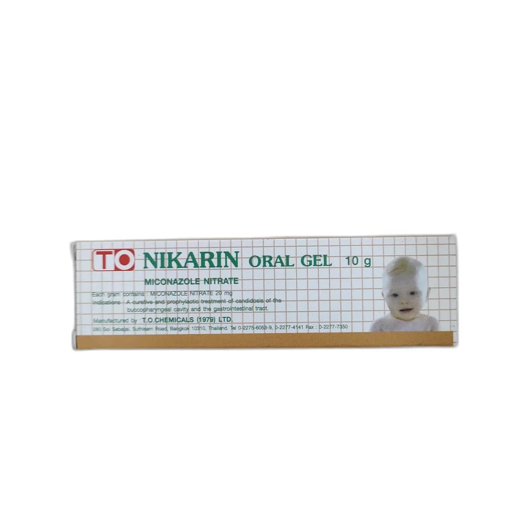 Nikarin Oral Gel Miconazole nitrate 20 mg/g