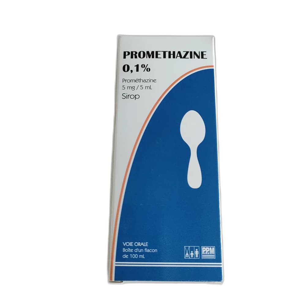 Promethazine Syrup (P.P.M.) 0.1%, 5 mg / 5 mL, 100 mL