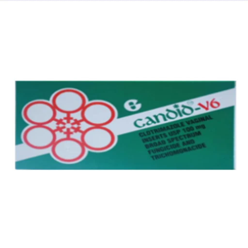Candid V6 (Clotrimazole 100mg) Vaginal Tablet 100mg