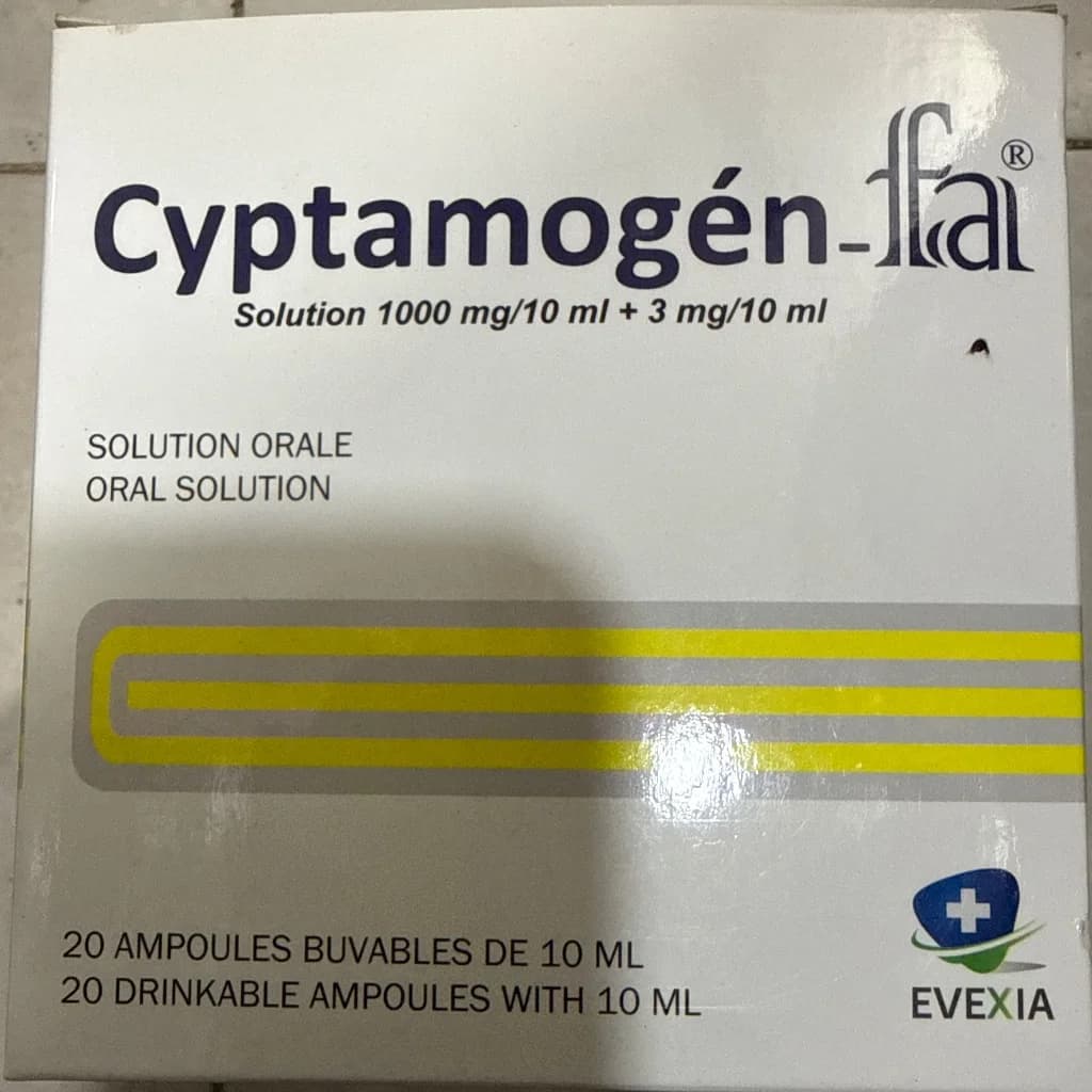 Cyptamogén-fai 1000 mg / 3 mg per 10 ml