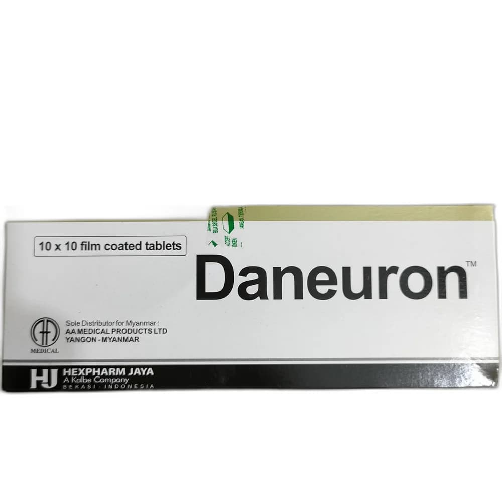 Daneuron Vitamin B1 100 mg / Vitamin B6 200 mg / Vitamin B12 200 mcg per tablet