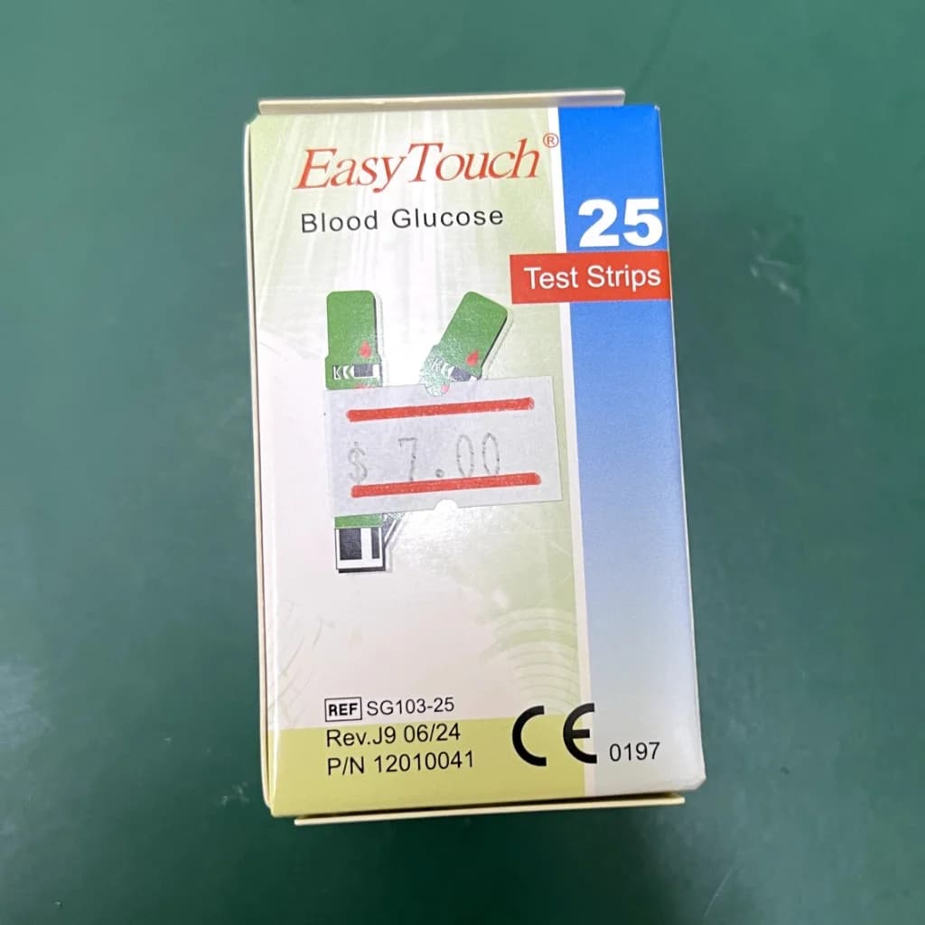 EasyTouch Blood Glucose Test Strips Not available