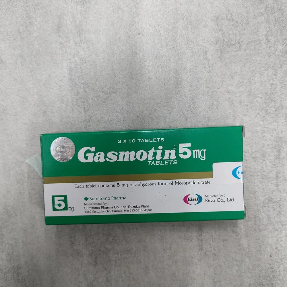 Gasmotin 5mg Mosapride citrate 5 mg per tablet