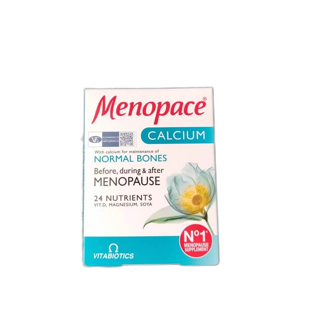 Menopace Calcium Calcium 700 mg / Magnesium 100 mg / Vitamin D 10 µg
