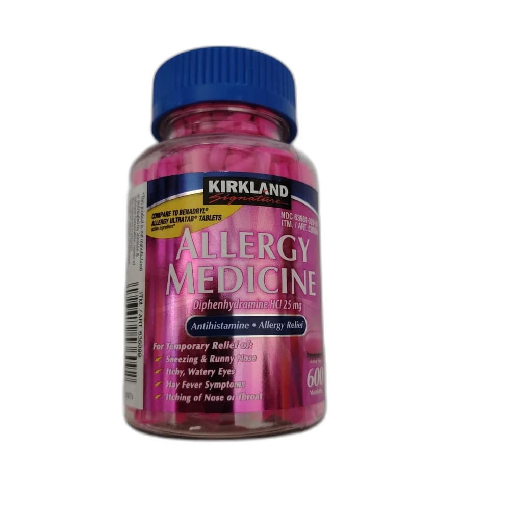 Kirkland Signature Allergy Medicine 25 mg