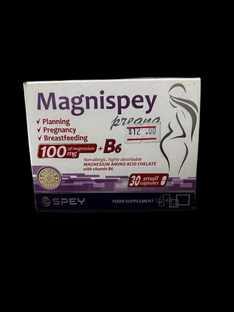 Magnispey Pregna B6 Magnesium 100mg + Vitamin B6 2.1mg