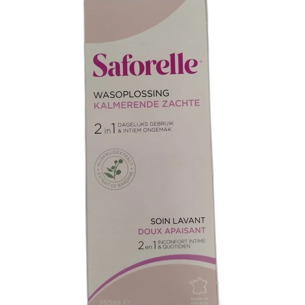 Saforelle Soin Lavant Doux Apaisant 2 en 1 (250 ml)