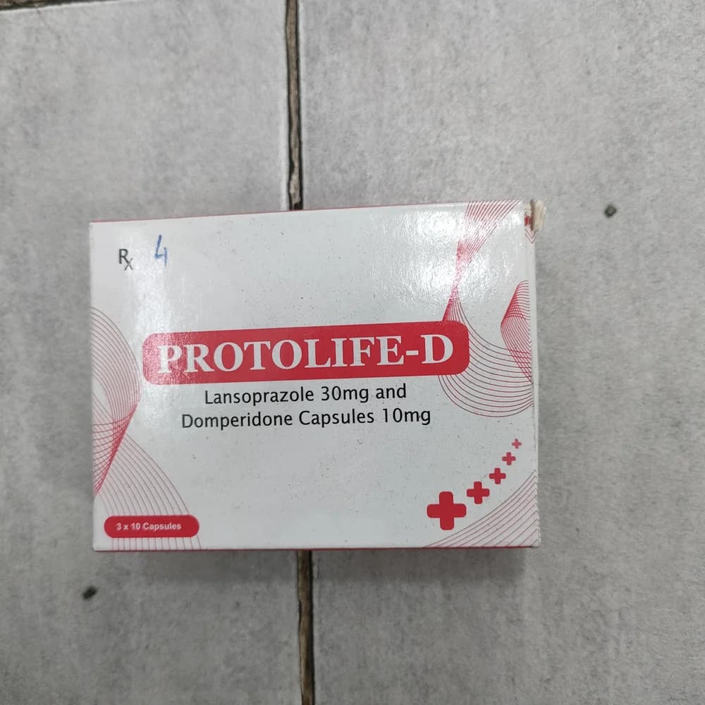 Protolife-D Lansoprazole 30 mg / Domperidone 10 mg per capsule