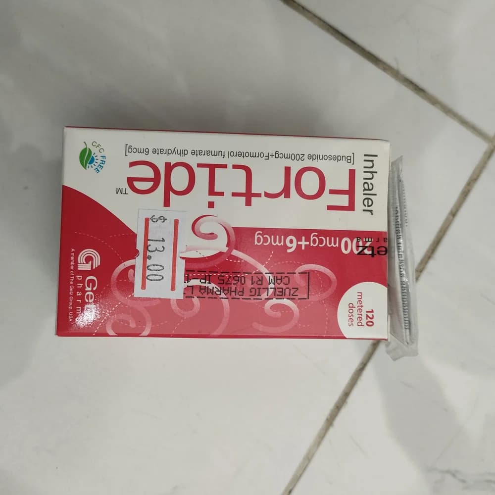 Fortide Inhaler 200mcg + 6mcg, 120 metered doses