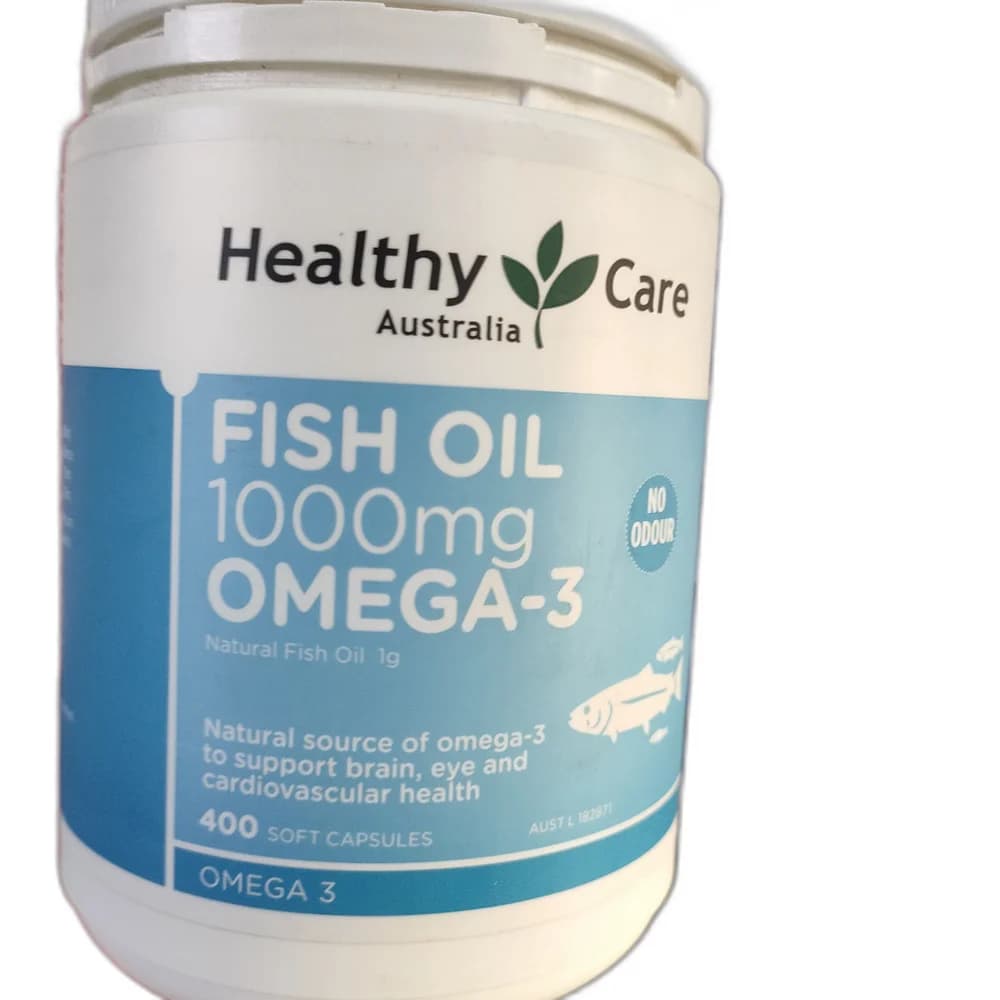 Healthy Care Fish Oil 1000mg Omega-3 1000 mg