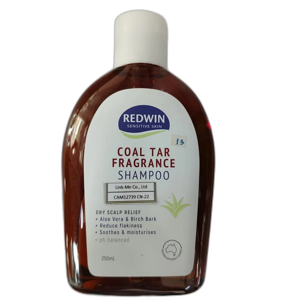 Redwin Coal Tar Fragrance Shampoo 250 mL