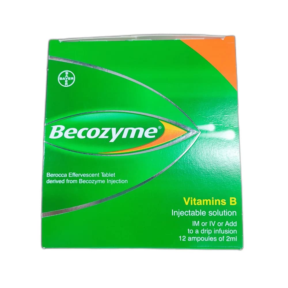 Becozyme B-complex vitamins per 2 mL