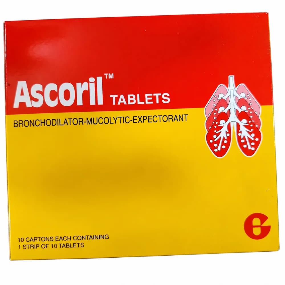 Ascoril Tablets 2 mg / 8 mg / 100 mg