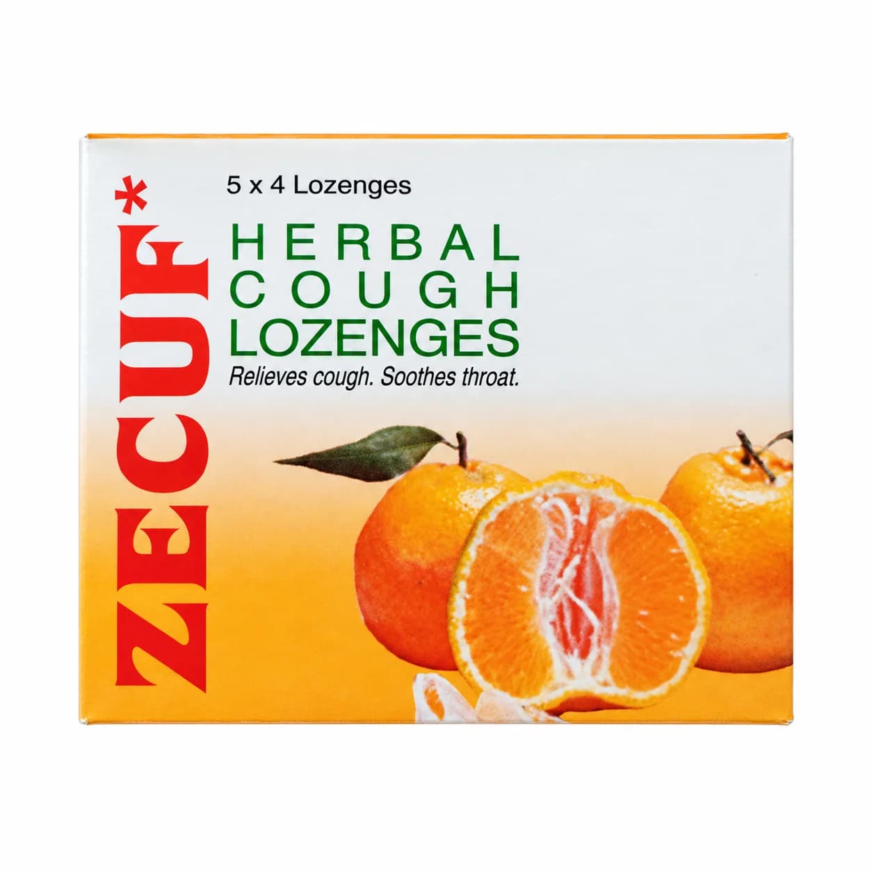 Zecuf Herbal cough lozenges Orange