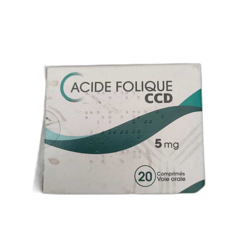 Acide Folique CCD 5 mg