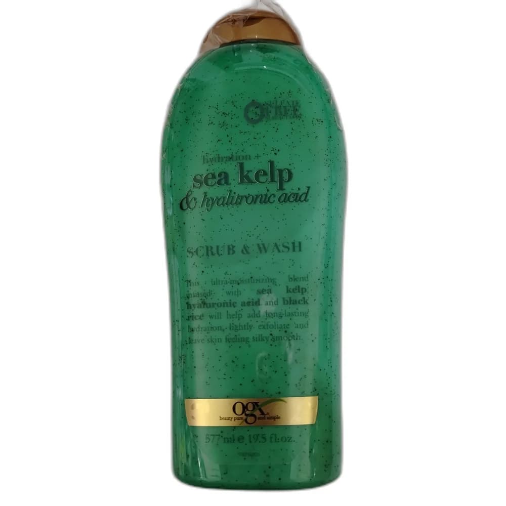 OGX Hydration + Sea Kelp & Hyaluronic Acid Scrub & Wash