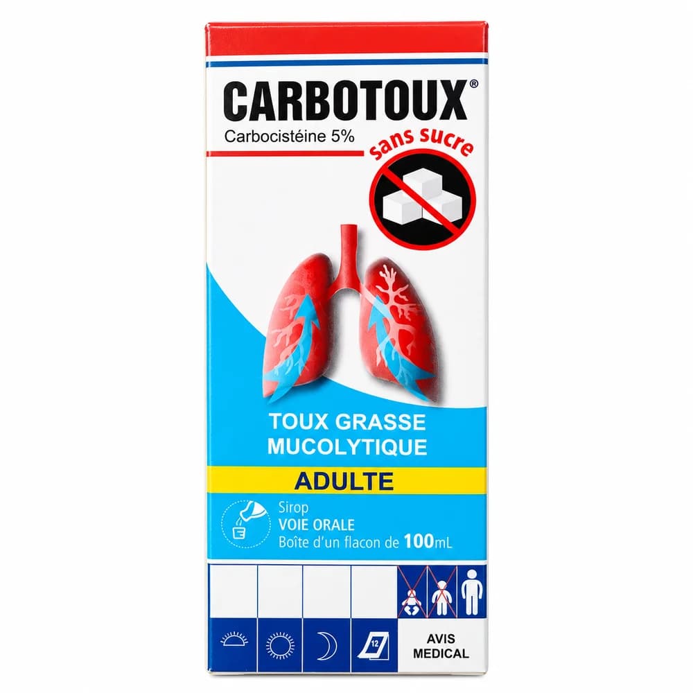 Carbotoux 250 mg/5 mL (5% w/v)