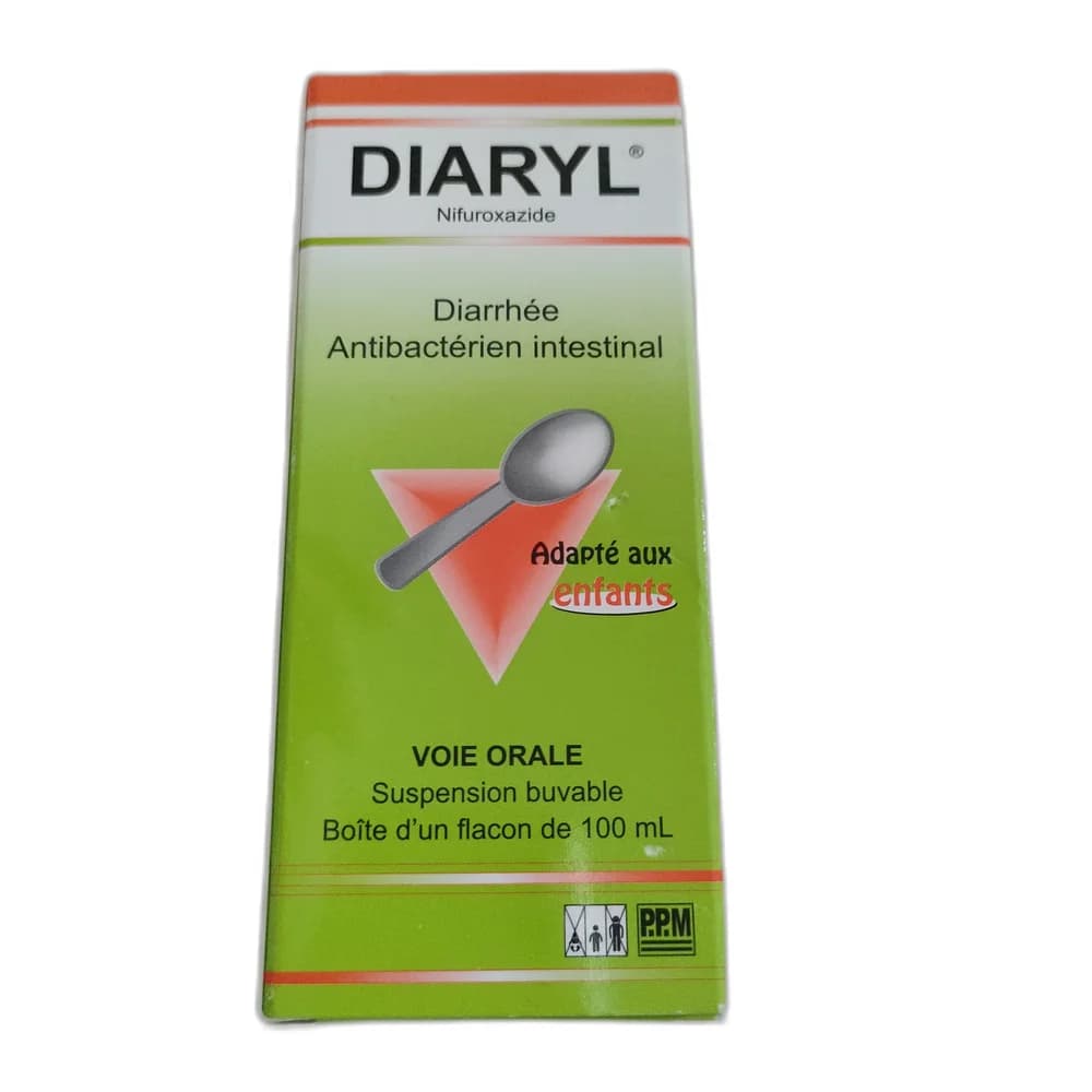 Diaryl Nifuroxazide Oral Suspension 200 mg / 5 mL, 100 mL