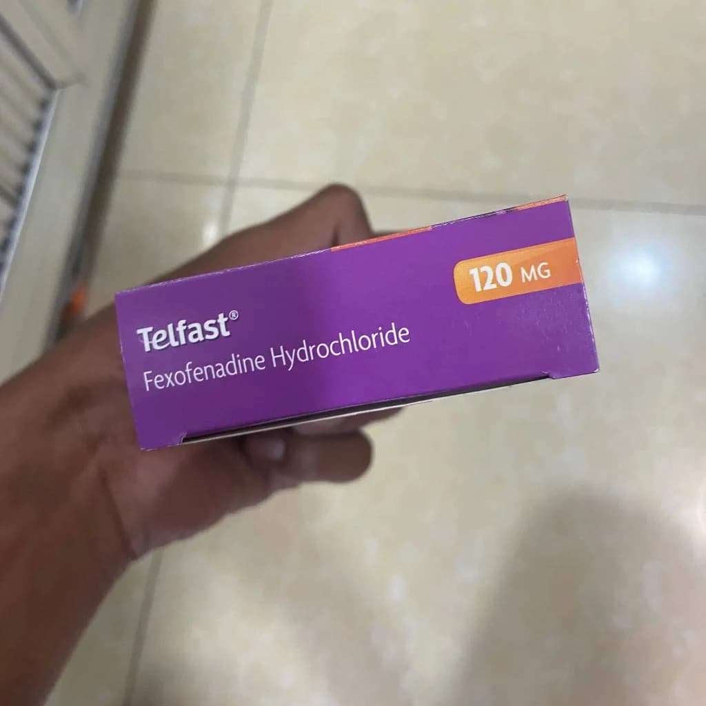 Telfast 120mg Fexofenadine Hydrochloride 120mg