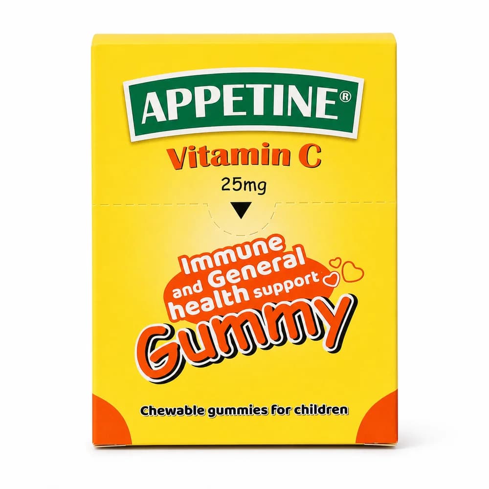 Appetine Vitamin C Gummy Vitamin C 25 mg per gummy